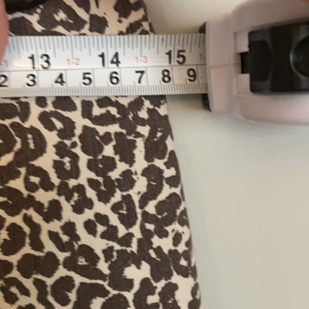 Free People leopard print denim skirt - Picture 3 of 4